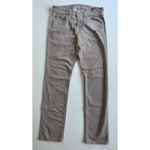 SEVEN FOR ALL MANKIND Slimmy Slim Straight Leg Jean Mens 29 (30x31)‎ Soft Beige